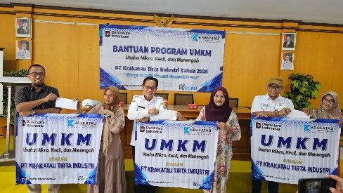 Dorong Kemandirian Ekonomi, PT Krakatau Steel Group Salurkan Bantuan Dana UMKM bagi 100 Penerima Manfaat di Serang dan Cilegon